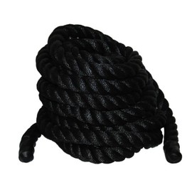 T.W Evans Cordage 106430 1-1/2 Inch x 30-Feet Black Poly Training Rope