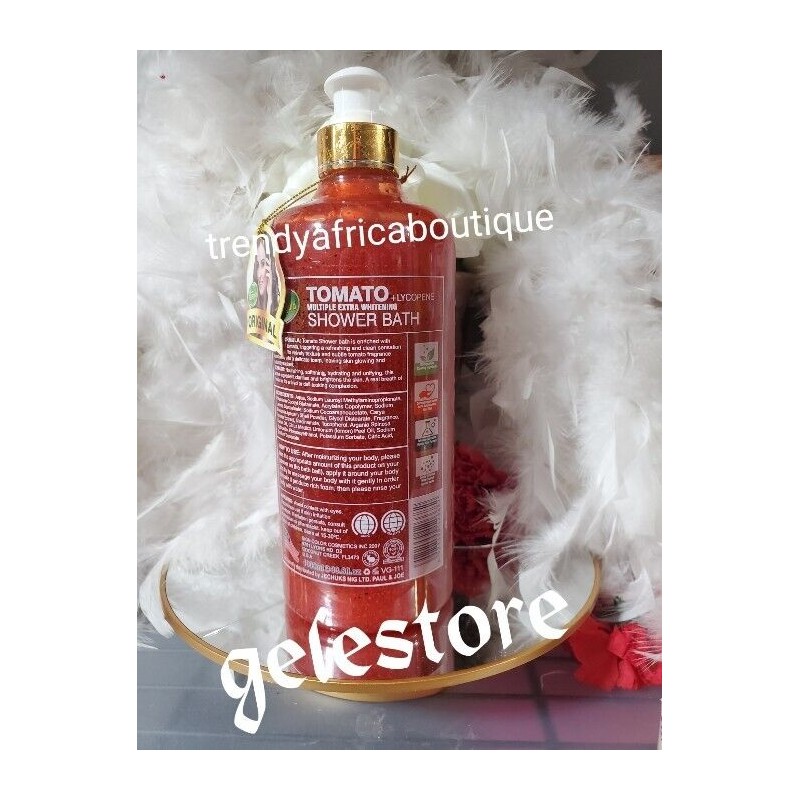 Veetgold Tomato face & body shower gel. 1000ml x 1.