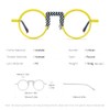 HEPIDEM Multicolor Acetate Glasses Frame Men Women Round Eyeglasses Optical