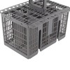 QUAILITAS Dishwasher Cutlery Basket [Grey] – Replacement Cutlery Basket for