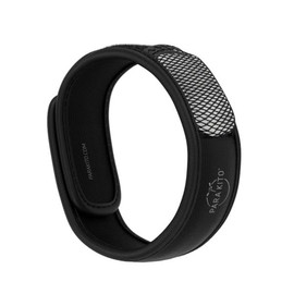 PARAKITO Mosquito Band Adult - Mosquito Band - Mosquito Bracelet - Mozzie Bands - Mozzie Bracelet - No DEET, No Alcohol, w/Natural Essential Oils for Travel & Camping, Waterproof. 30 Days Protection, 15 Days per Pellet, 2 Pellets per Pack (Black)