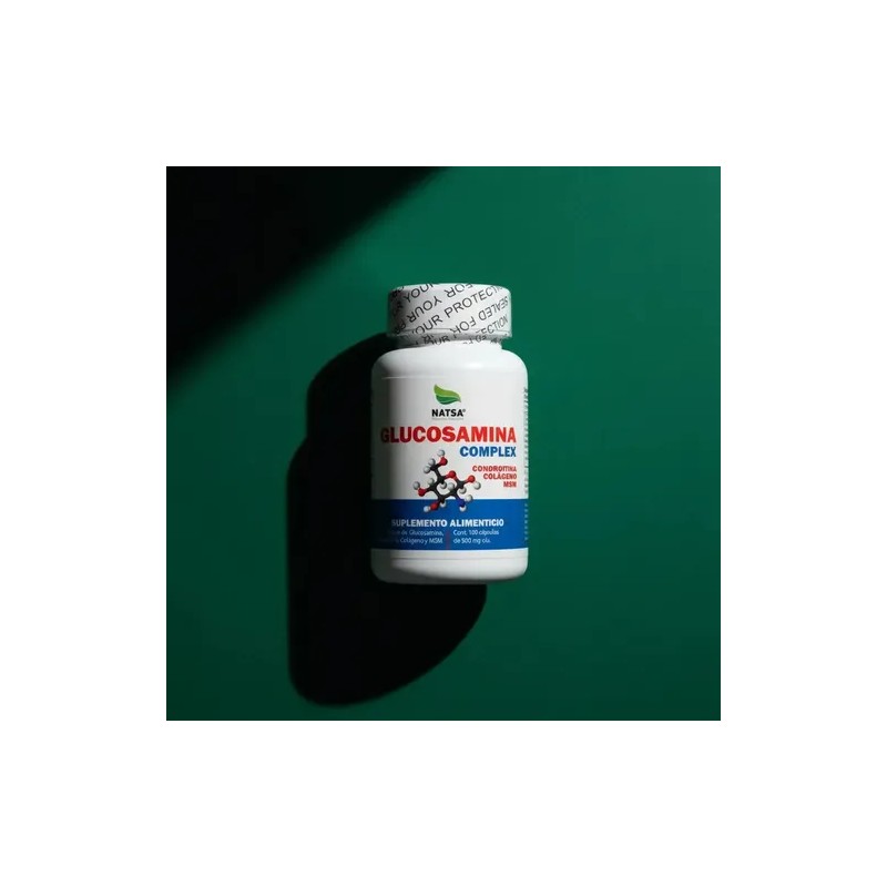 Glucosamina Complex 100 Cápsulas, Fortalece Huesos y Articulaciones, Ingrediente ultra