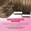 Moresoo Ombre Tape in Extensions Real Hair Blonde Hair Extensions