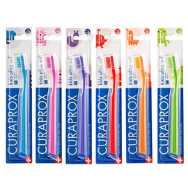 CURAPROX KIDS ULTRA SOFT CEPILLO DE DIENTES PARA NIÑOS - 6 PIEZAS