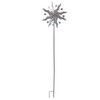 Sun Windmill Iron Weather Resistant Decorative Flower Wind Spinner with