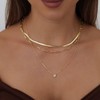 ASCOMY Layered Necklaces for Women Dainty Gold Necklace 14K Gold