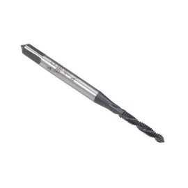 Boxonly Spiral Flute Thread Tap M2 x 0.4mm, for Processing Blind Holes and Sticky Materials, HSS Nitriding Coated, H2 Tolerance, Metric Machine Threading Tap Screw Thread Tapping Tool, 1pcs
