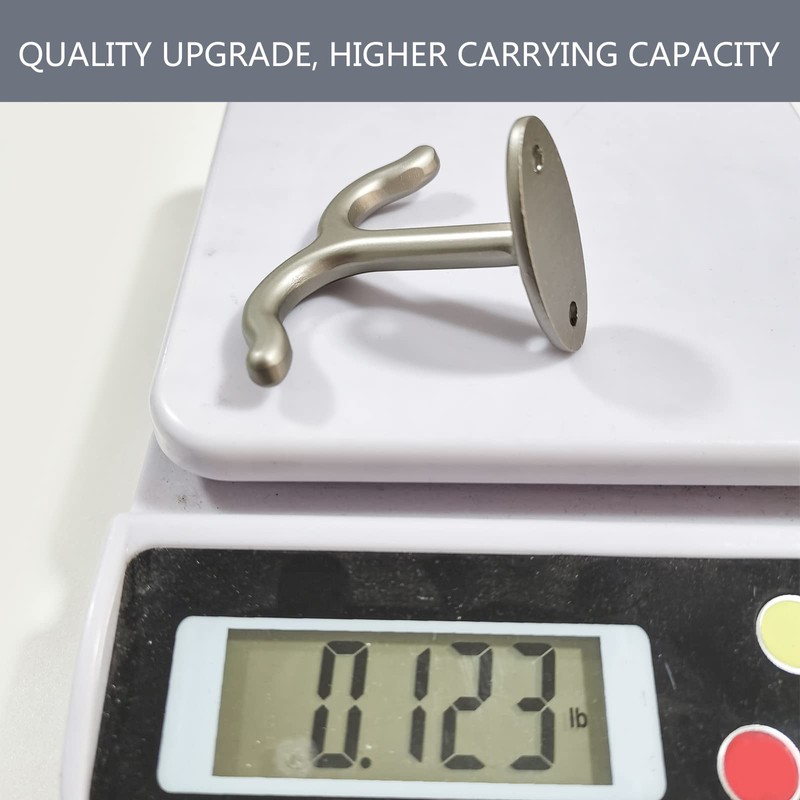 RFORPLY Zinc Alloy Double Prong Ceiling Hook Towel/Robe Clothes Hook