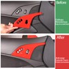 Moittellc Door Lock Switch Button Cover Trim Compatible with Chevy