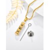 Zhi Kexin Vial Urn Necklace for Dog Ashes 925 Sterling
