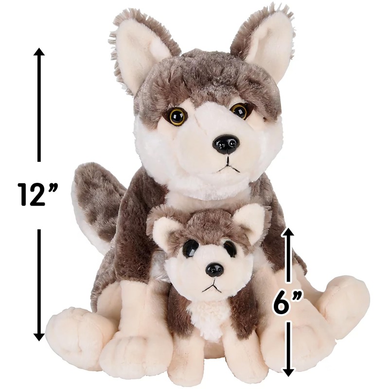 Rhode Island Novelty 12" AND 6" BIRTH OF LIFE WOLF