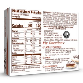 Dove Peanut Butter Milk Chocolate Pudding Mix 12 Pack Easy Dessert Mix 40.1 Oz