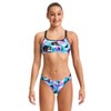 Funkita Girls' Bikini Set Criss Cross Swan Around, Swan Around