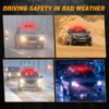 OPP ULITE Red Led Strobe Lights Rmote Control Rechargeable Wireless