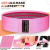 Exercise Resistance Bands for Legs, Hip, Thigh, Glute Workout -