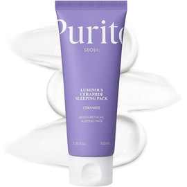 PURITO Sleeping Pack Crema Hidratante Nocturna con Ceramidas y Cica - Mascarilla Facial Barrier Cream Piel Sensible - Skin Barrier Repair Escualano Ácido Hialurónico - K-Beauty Seoul 100 ml