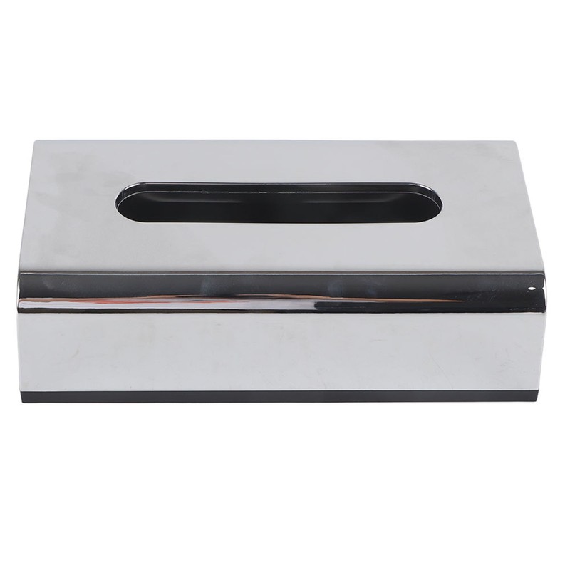 Electroplate Tissue Box Holder Container Storage Organizer Napkin Case for