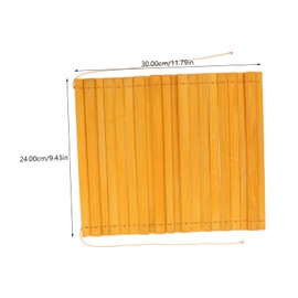 Operitacx DIY Handmade Chinese Bamboo Book Slips Unfinished Bamboo Sheets for Decorative Craft