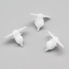 VVO Fasteners White Plastic Clips Front Door Seal Clips Compatible