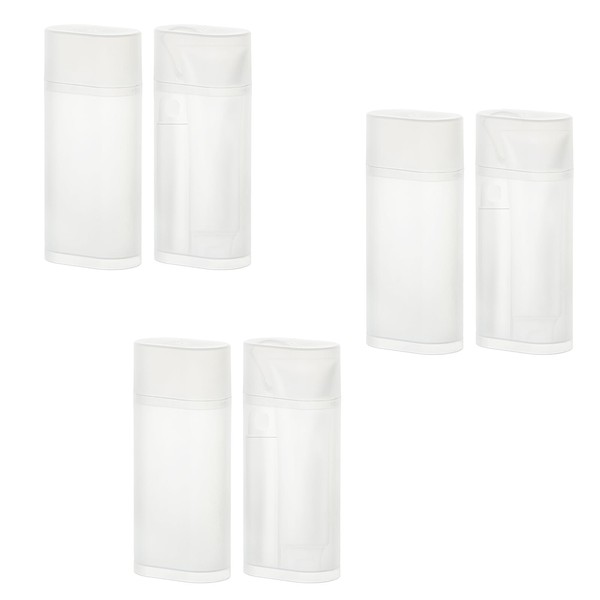 FTBNCROQT Clear Toothbrush Travel Case 2 Packs, Transparent White Toothbrush