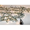 49.5' Connectable Cluster Light Garland with 1,500 Warm White LED
