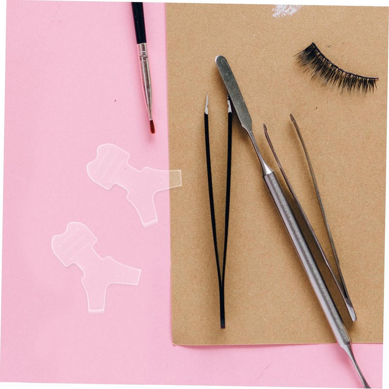 Healeved 50pcs Y-shaped Eyelash Curling Tool Multi-functional Applicator for Easy