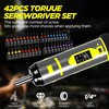 Bore Baby Torque Wrench Screwdriver Set,10-70 Inch Pounds, 40 S2