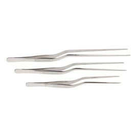 FUNOMOCYA 3pcs Stainless Steel Fishbone Tweezers Material Multifunctional Kitchen Tweezers for Fish Bone Removal Hair Picking and Cooking Needs