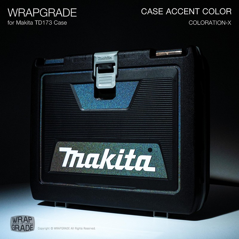 WRAPGRADE Case Accent Color Sticker for Makita TD173 (Coloration X)