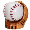 Baseball and Glove Ceramic Magnetic Salt and Pepper Shaker Set