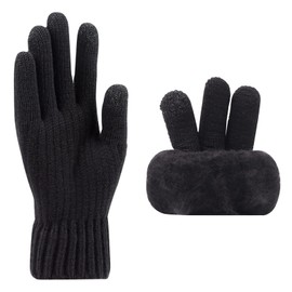 Sparkle Tmax Touchscreen Gloves Fleece Running Gloves Men Women Sports Gloves Winter Gloves Warm Windproof Glove Lining for Cycling, Running, Hiking, Driving