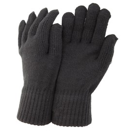CLEARANCE - Mens Thermal Knitted Winter Gloves (One Size) (Bottle Green)