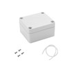 Heyiarbeit 1Pcs 63x58x35mm/2.48" x 2.28" x 1.38" ABS White Dustproof