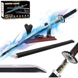 Demon Slayer Swords Building Set, 40in Kamado Tanjiro Sword Building Block with Scabbard and Stand, Anime Sword Toy Building Set Katana Demon Slayer Gift Toys for Ages 8-13, 759 Pcs - Style: Tanjirou sword