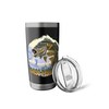 Leaping Bass with Spinnerbait Design Stainless Steel Insulated Tumbler