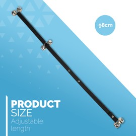 FurDreams Dog Training Doorbells, Durable Puppy Toilet Training Bells with Loud Jingle, Length Adjustable and Ages, Teaching your Fur Babies to Ring when its Toilet Time to Get Outside