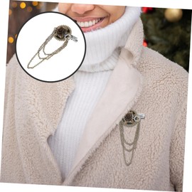 NOLITOY Retro Barrette Steampunk Gear Hairpin Vintage Hair Clip Chain Hairpin Hair Accessories for Women