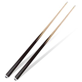 JX 36" Pool Cues for Kids Shorty Cues Billiard House Cue Sticks for Child Hardwood Billiard Cue Sticks 13mm Glue-on Tips,Set of 2