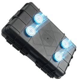 SUGOOE Magnetic Key Box for Under Car, Magnetic Key Hider, Waterproof Hidden Key Holder Case for Outdoor Travel, Magnetic Key Holder Under Car