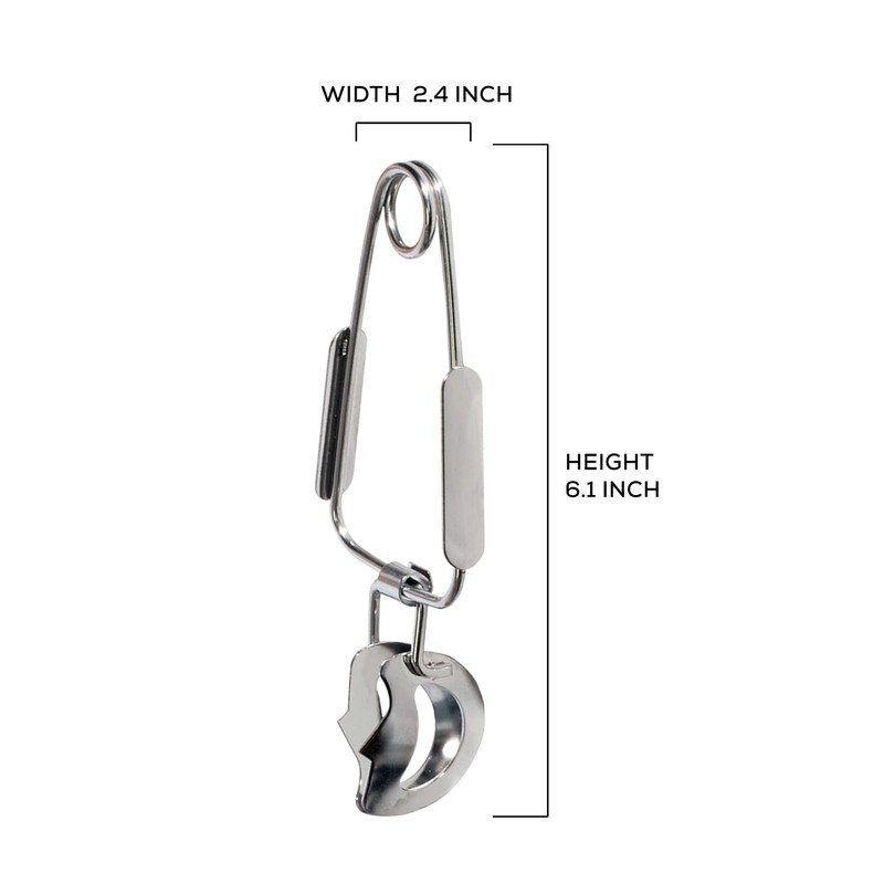 Maine Man Escargot Snail Dining Tongs, 18/8 Stainless Steel