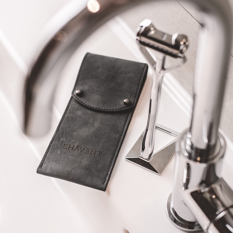 Leather Case for SHAVENT Razor Travel Case