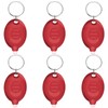 Daemson Mini LED Keychain Flashlight, Portable Pocket Flashlight with Red