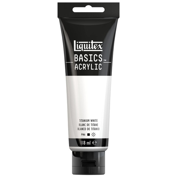 LIKITEX B-432 Acrylic Paint, Basic Titanium White, 4.6 fl oz