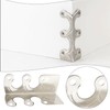 LT Easiyl 12Pcs Metal Corner Protectors Baseboard with Screws for