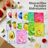 Mascarilla Hidratante Cuidado Facial Hidratación Profunda (10 Piezas)