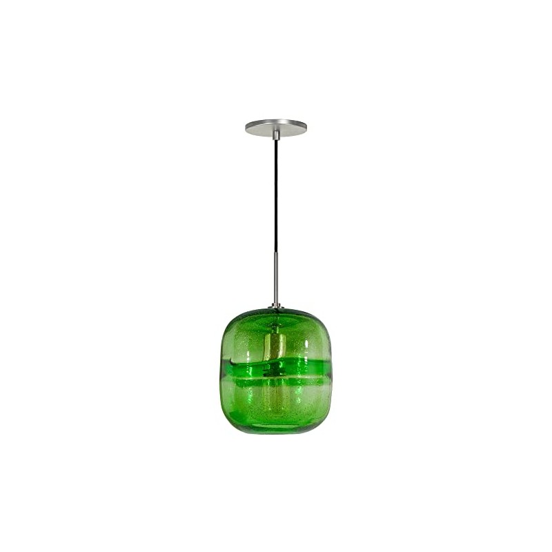 Jesco Lighting PD407-GN/BN 1-Light Line Voltage Pendant and Canopy with