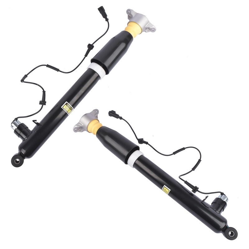 Pair Rear Air Suspension Shocks Absorber Struts w/Electronic Replacement for