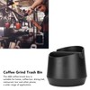 Coffee Knock Box ABS Black Grind Disposal Dump Bin with
