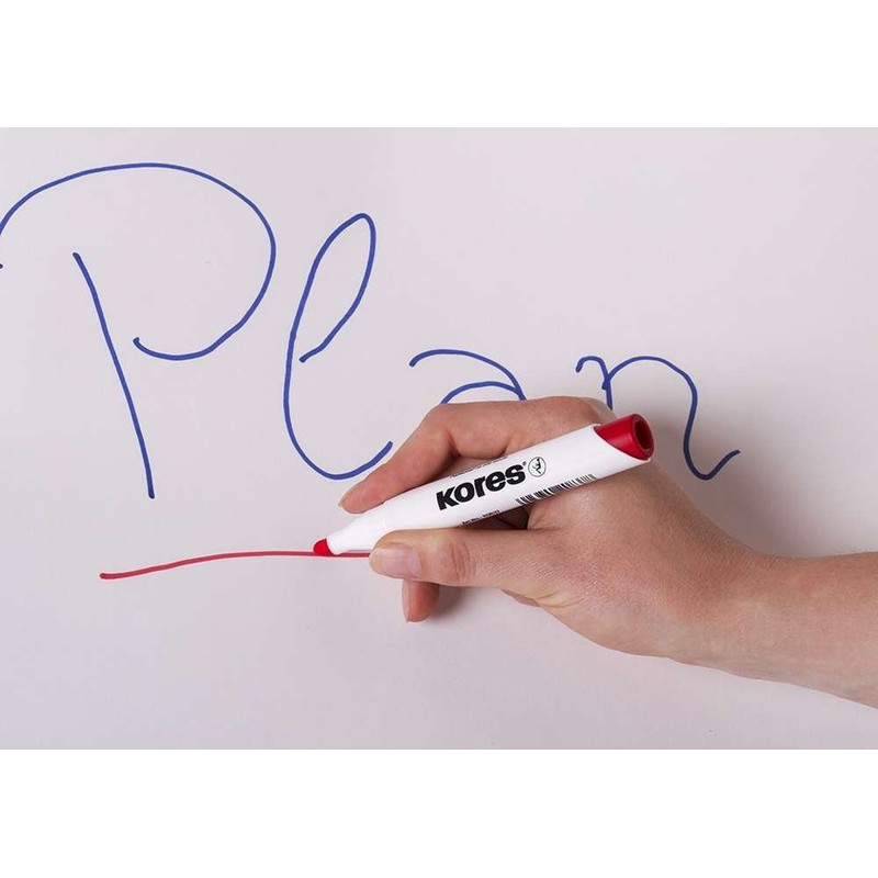 Kores - Blue Whiteboard Marker Pens - K-Marker XW1, with