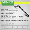 ASLAM Windshield Wipers, Type-G 18"+18" Wiper Blades : All-Season Blade